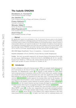 The Isabelle ENIGMA