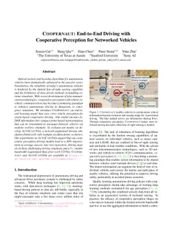 COOPERNAUT: End-to-End Driving with Cooperative Perception for Networked
  Vehicles