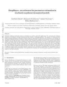 DeepBayes -- an estimator for parameter estimation in stochastic
  nonlinear dynamical models