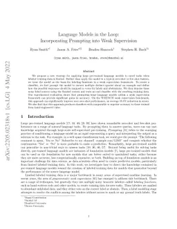 Language Models in the Loop: Incorporating Prompting into Weak
  Supervision