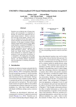 COGMEN: COntextualized GNN based Multimodal Emotion recognitioN