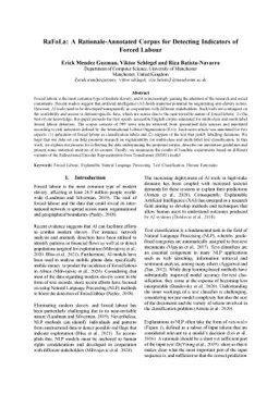 RaFoLa: A Rationale-Annotated Corpus for Detecting Indicators of Forced
  Labour