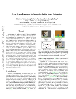 Scene Graph Expansion for Semantics-Guided Image Outpainting