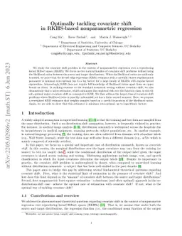 Optimally tackling covariate shift in RKHS-based nonparametric
  regression