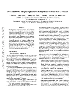 Sound2Synth: Interpreting Sound via FM Synthesizer Parameters Estimation
