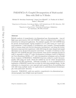 PARAFAC2$\times$N: Coupled Decomposition of Multi-modal Data with Drift
  in N Modes