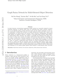 Graph Fusion Network for Multi-Oriented Object Detection
