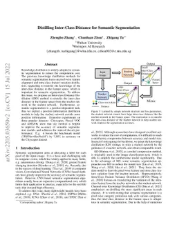 Distilling Inter-Class Distance for Semantic Segmentation