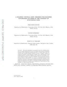A feasible central limit theorem for realised covariation of SPDEs in
  the context of functional data