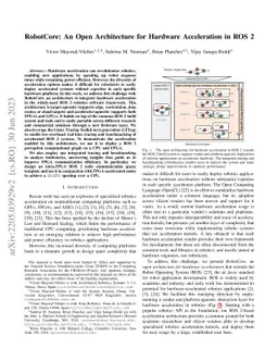 RobotCore: An Open Architecture for Hardware Acceleration in ROS 2