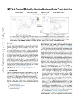 NOVA: A Practical Method for Creating Notebook-Ready Visual Analytics