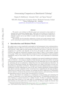 Overcoming Congestion in Distributed Coloring