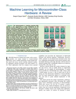 Machine Learning for Microcontroller-Class Hardware: A Review