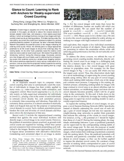 Glance to Count: Learning to Rank with Anchors for Weakly-supervised
  Crowd Counting