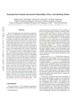 Exposing Fine-Grained Adversarial Vulnerability of Face Anti-Spoofing
  Models