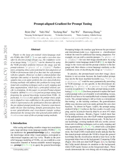 Prompt-aligned Gradient for Prompt Tuning