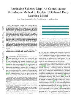 Rethinking Saliency Map: An Context-aware Perturbation Method to Explain
  EEG-based Deep Learning Model