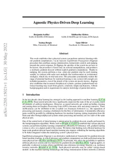 Agnostic Physics-Driven Deep Learning