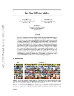 Few-Shot Diffusion Models
