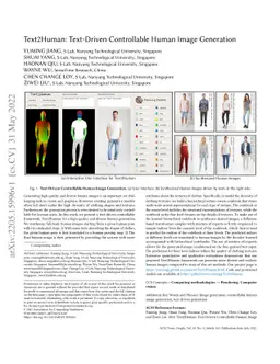 Text2Human: Text-Driven Controllable Human Image Generation