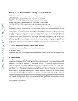 Survey on Fair Reinforcement Learning: Theory and Practice