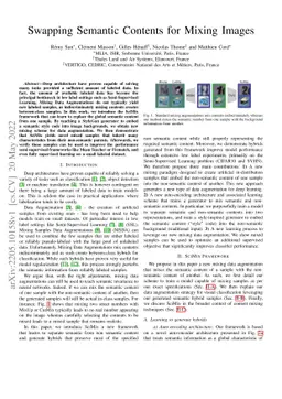 Swapping Semantic Contents for Mixing Images