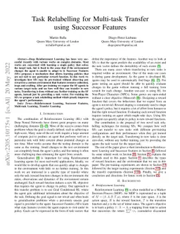 Task Relabelling for Multi-task Transfer using Successor Features