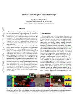 How to Guide Adaptive Depth Sampling?