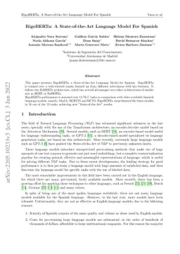 RigoBERTa: A State-of-the-Art Language Model For Spanish