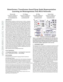Heterformer: Transformer-based Deep Node Representation Learning on
  Heterogeneous Text-Rich Networks
