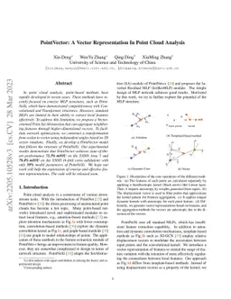 PointVector: A Vector Representation In Point Cloud Analysis