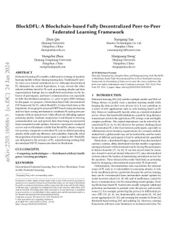 BlockDFL: A Blockchain-based Fully Decentralized Peer-to-Peer Federated
  Learning Framework