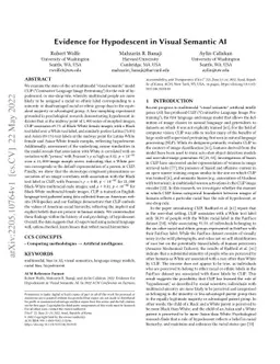 Evidence for Hypodescent in Visual Semantic AI