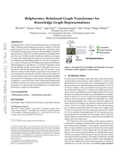 Relphormer: Relational Graph Transformer for Knowledge Graph
  Representations