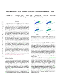 RCP: Recurrent Closest Point for Scene Flow Estimation on 3D Point
  Clouds