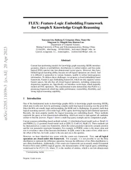 FLEX: Feature-Logic Embedding Framework for CompleX Knowledge Graph
  Reasoning