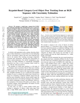 Keypoint-Based Category-Level Object Pose Tracking from an RGB Sequence
  with Uncertainty Estimation