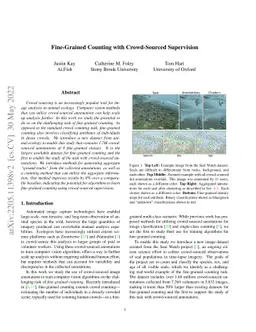 Fine-Grained Counting with Crowd-Sourced Supervision