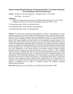 Deep-learning-based prediction of nanoparticle phase transitions during
  in situ transmission electron microscopy