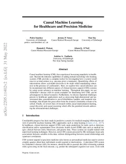 Causal Machine Learning for Healthcare and Precision Medicine