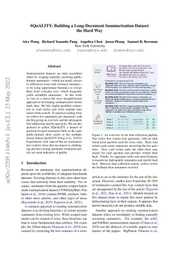 SQuALITY: Building a Long-Document Summarization Dataset the Hard Way