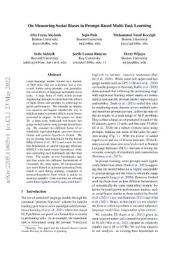 On Measuring Social Biases in Prompt-Based Multi-Task Learning