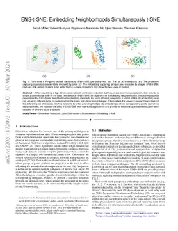 ENS-t-SNE: Embedding Neighborhoods Simultaneously t-SNE