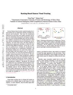 Ranking-Based Siamese Visual Tracking