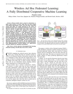 Wireless Ad Hoc Federated Learning: A Fully Distributed Cooperative
  Machine Learning