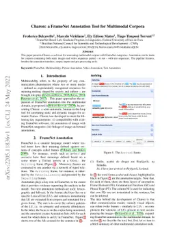 Charon: a FrameNet Annotation Tool for Multimodal Corpora