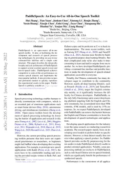 PaddleSpeech: An Easy-to-Use All-in-One Speech Toolkit