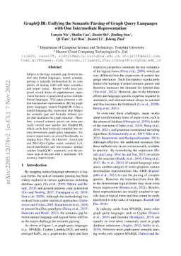 GraphQ IR: Unifying the Semantic Parsing of Graph Query Languages with
  One Intermediate Representation