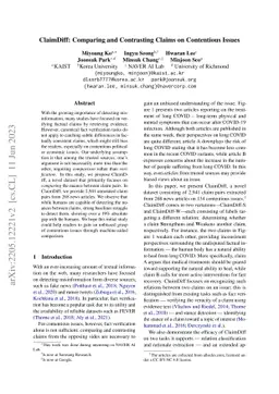 ClaimDiff: Comparing and Contrasting Claims on Contentious Issues
