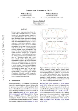 Garden-Path Traversal in GPT-2
